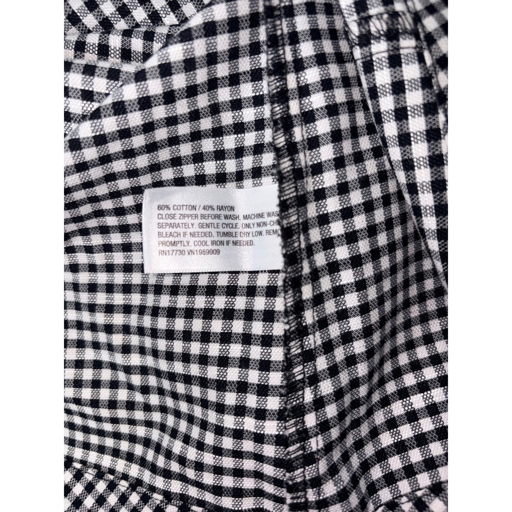 Universal thread Target Black White Gingham Midi … - image 10